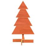 Weihnachtsbaum Weihnachtsdekoration Weihnachtsdeko Weihnachtsdekoration Baum Weihnachtsdekoration Holz zum Schmücken 80 cm Massivholz KieferWachsbraun