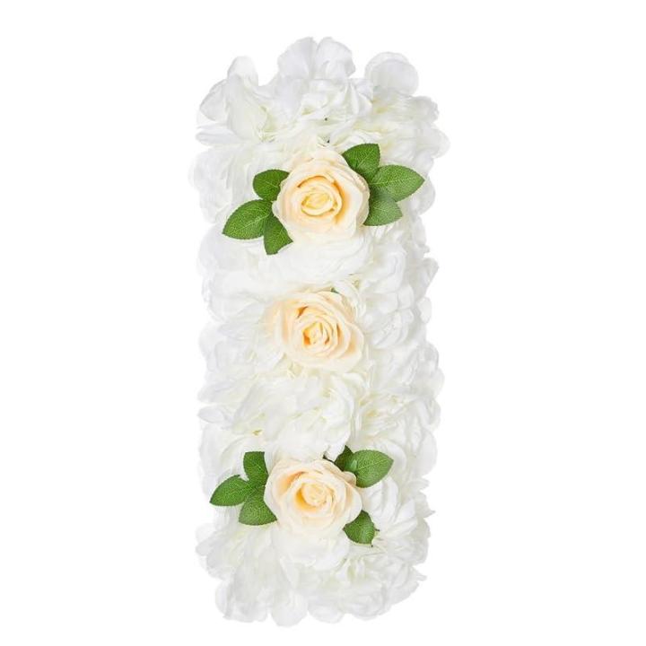 Lange künstliche Blumenarrangements, Dekorationen, Foto-Requisiten für die Hochzeitsfeier