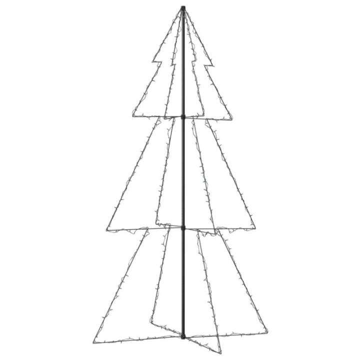 Weihnachtskegelbaum Weihnachtsbaum Lichterbaum Beleuchtet Dekobaum Weihnachtsdeko Lichterkette Beleuchtung 300 LEDs Indoor Outdoor 120x220cm