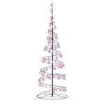 Weihnachtsbaum Kegelform mit Kugeln 100 LEDs Warmweiß 150 cm