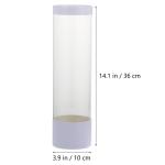 Verpakking zakken doos doorzichtige doos display doos roos verpakking doos met handvat deksel bloemen ordening doos bloemisten geleverd voor Home Shop ? Transparante acryl doos lip