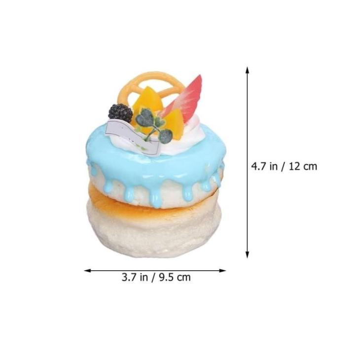 Fake Kuchen künstliche Kuchen 3 Pcs Künstliche Kuchen Simulation Kuchen Modell Faux Dessert Lebensmittel Fotografie Requisiten Für Shop Decor Realistisches Essen