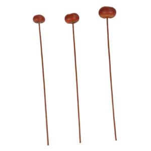 2 Sätze Dekorative Pilze Bauernbaumwollstämme Blumendeko Selber Machen Künstliche Blüten Artificial Blumendekor Aus Holz Lieferungen Für Blumenarrangements Brown 3 Stück * 2