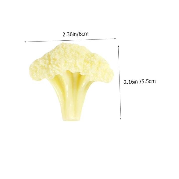 1 Satz Blumenkohlmodell Künstliche Blumen Kreative Blumenkohl Künstliche Lebensechte Blumenkohl Grünes Spielzeug Simulation Gemüsemodelle Simulation Von Blumenkohl 3 Stück