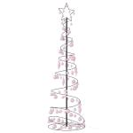 Weihnachtsbaum Kegelform mit Kugeln 120 LEDs Warmweiß 180 cm