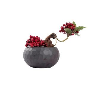 Kunstblumen Künstliche Blumen im Topf – künstliche Bonsai-Pflanzen, Glücksfrucht, rote Beeren, Arrangements für Zuhause, Hochzeit, Party, Büro für jeden Anlass