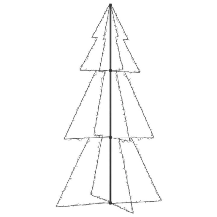 Weihnachtskegelbaum Beleuchtet Weihnachtsbaum Lichterbaum Dekobaum Weihnachtsdeko Lichterkette Beleuchtung 300 LEDs Indoor Outdoor 120x220cm