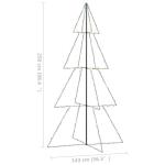 Weihnachtsbaum in Kegelform 360 LEDs Indoor Outdoor 143x250 cm