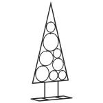 Metall Weihnachtsbaum Christbaum Groß Dekorationen Tannenbaum Metall Weihnachtsbaum Tanne Platzsparend DIY Dekoration-60 cm-Typ 2