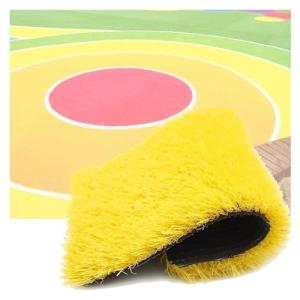 Garten-Rasenmatte, Rasendekoration, Kunstrasenteppich, Landschaftsgrasmatte für die Außenterrasse, selbstentleerende SoftGrass-Rolle für Haustiere für Spielplätze (Farbe: Gelb