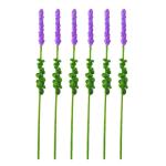 Handgemachte Häkelblumen Künstliche Wolle Gestrickte Blumen Stricken Gefälschte Lavendel