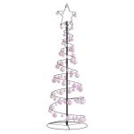 Weihnachtsbaum Kegelform mit Kugeln 100 LEDs Warmweiß 150 cm