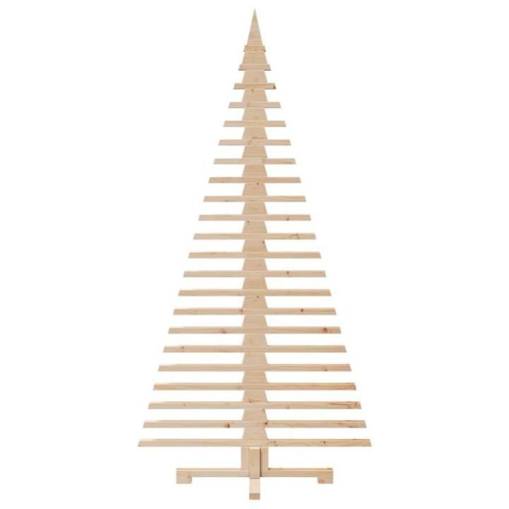 Houten kerstboom voor decoraties, dennenboom hout, kunstmatige kerstboom, ruimtebesparend, doe-het-zelf decoratie, dennenboom, 180 cm