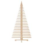 Kerstdecoratie kerstboom 180 cm massief grenenhout, kunstboom, boom, kerstmisdecoratie, houten kerstboom, houten kerstdecoratie