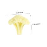 4 Stück Blumenkohl Modell Künstliches Gemüse Brokkoli Künstlicher Brokkoli Lebensechte Brokkoli Brokkoli Spielzeug Simulation Brokkoli Dekorativer Brokkoli