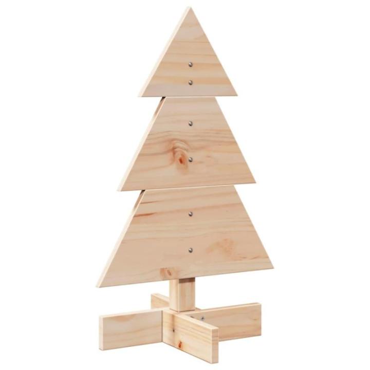 Weihnachtsbaum Weihnachtsdekoration Weihnachtsdekoration Baum Weihnachtsdeko Weihnachtsdekoration Holz zum Schmücken 60 cm Massivholz KieferNatur