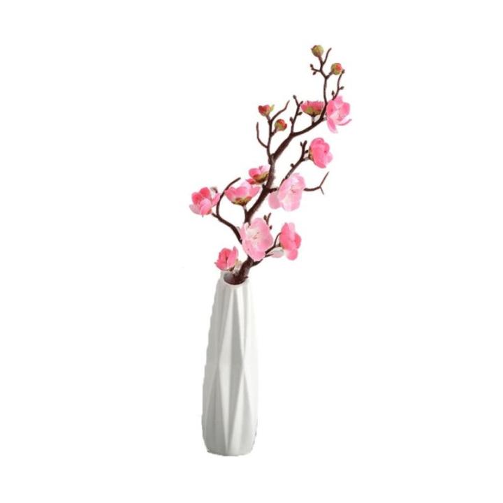 Kunstblumen Künstliche Blumen im Topf, künstliche Pflanzen für den Innenbereich, künstliche Blumenarrangements mit Porzellanvase als Herzstück für jeden Anlass