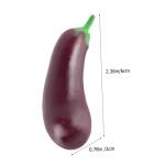 1 Satz Simulation Aubergine Miniatur Aubergine Heimdekoration Dekoratives Auberginenmodell Hausmodell-Dekoration Schöne Mini-hausdekoration Dekorative Mini-hausdekoration 4 Stück
