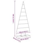 Metall Weihnachtsbaum Christbaum Groß Dekorationen Tannenbaum Metall Weihnachtsbaum Tanne Platzsparend DIY Dekoration-180 cm-Typ 2