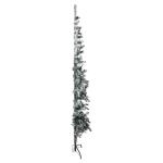 Künstlicher Weihnachtsbaum Grün und Weiß 180 cm Höhe PVC-Material Halb-Weihnachtsbaum Platzsparend Wand Christbaum Innen- und Außenbereich Wirtschaftliche Weihnachtsdekoration