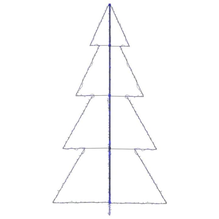 Weihnachtskegelbaum Weihnachtsbaum Lichterbaum Beleuchtet Dekobaum Weihnachtsdeko Lichterkette Beleuchtung 360 LEDs Indoor Outdoor 143x250cm