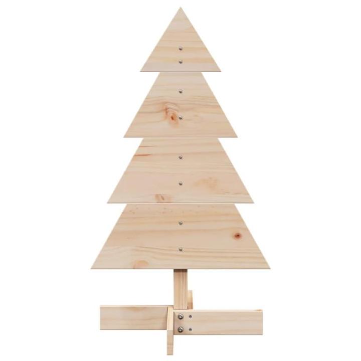Weihnachtsbaum Weihnachtsdekoration Weihnachtsdeko Weihnachtsdekoration Baum Weihnachtsdekoration Holz zum Schmücken 80 cm Massivholz KieferNatur