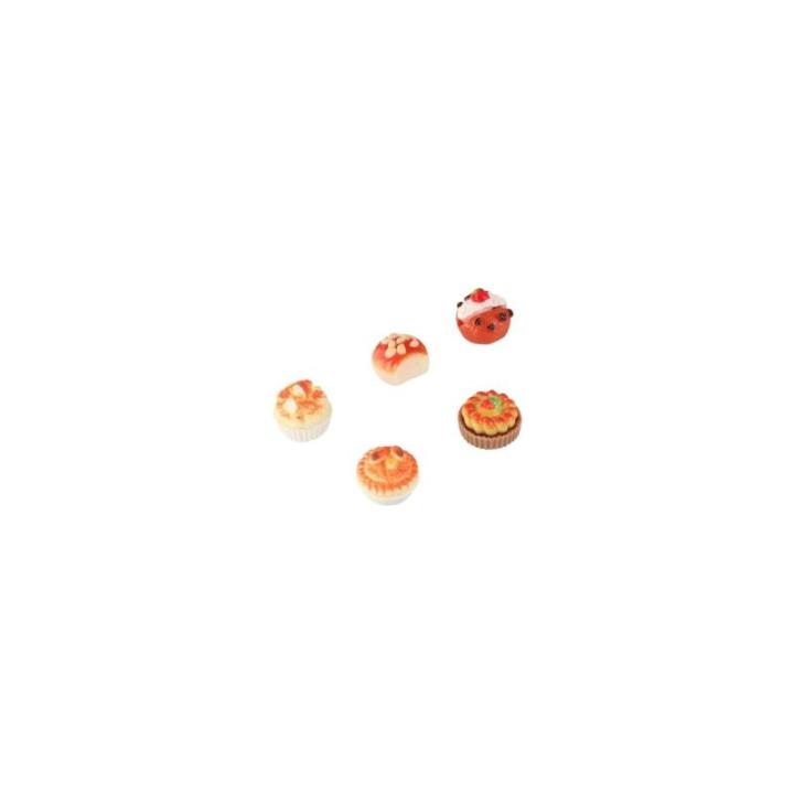 Fake Kuchen künstliche Kuchen 6 Stücke Miniatur Kuchen Brot DIY Dessert Modell Realistische Künstliche Simulation Kuchen Modell Realistisches Essen