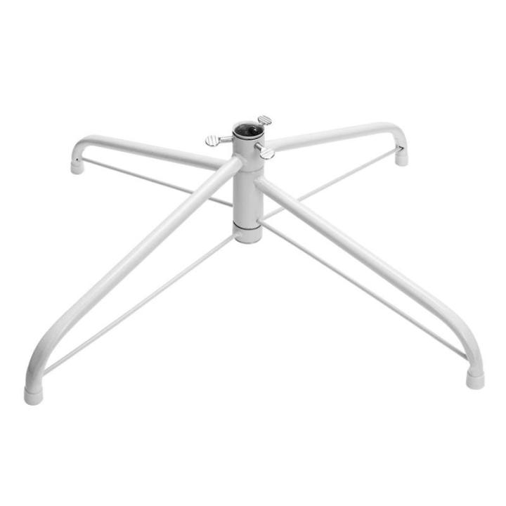 Kunstkerstboom, 120/150/180/210 cm pvc-materiaal, verdikte takken, opvouwbaar, met robuuste sokkel, wit, 210 cm