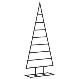 Metall-Weihnachtsbaum für Dekorationen Christbaum Dekobaum Kunstbaum Tannenbaum Weihnachten Künstlicher Weihnachtsbaum für Weihnachtsdeko Schwarz 125 cm