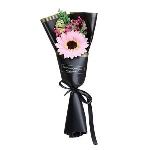 Sternenklare getrocknete Blume Rose Sonnenblume Seife künstliche Mini Bouquet Hochzeitsgeschenk