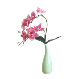 Kunstblumen Künstliche Blume mit Vase, Vivid Orchid Flowers Arrangement Phalaenopsis Flowers, Orchid Flowers Ornaments, Decor für jeden Anlass