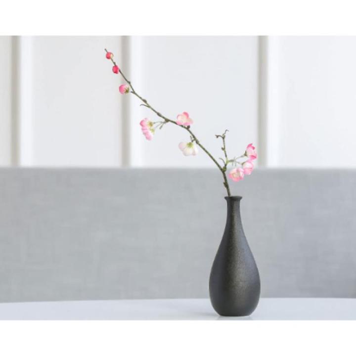Kunstblumen Exquisite künstliche Blumen mit Keramikvase, künstliche Pflanze, Wohnaccessoires, Arrangement, Heimbüro, Partydekoration für jeden Anlass