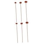2 Sätze Dekorative Pilze Bauernbaumwollstämme Blumendeko Selber Machen Künstliche Blüten Artificial Blumendekor Aus Holz Lieferungen Für Blumenarrangements Brown 3 Stück * 2