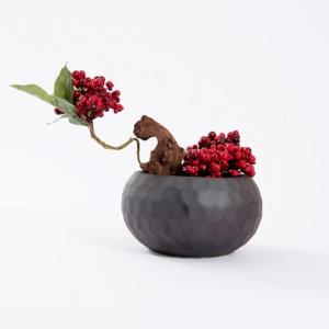 Kunstblumen Künstliche Blumen im Topf – künstliche Bonsai-Pflanzen, Glücksfrucht, rote Beeren, Arrangements für Zuhause, Hochzeit, Party, Büro für jeden Anlass