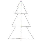 Weihnachtskegelbaum Beleuchtet Weihnachtsbaum Lichterbaum Dekobaum Weihnachtsdeko Lichterkette Beleuchtung 240 LEDs Indoor Outdoor 118x180cm