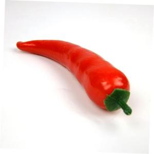 3 Sätze Simuliertes Pepper-Modell Wohnungsdeko Hausdeko Gemüse Obst Girlande Weinrebe Gefälschter Pfeffer Simulation Pfeffer Pfeffer-Modell-Requisite Poly-Drache 6 Stück * 3