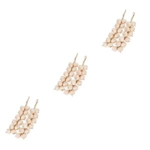 3 Sätze Künstlicher Knoblauch Gefälschter Knoblauch Gefälschtes Gemüse Knoblauch Fotografie Requisiten Knoblauch-Modell Schaumgemüse Knoblauchzopf Künstlicher Kohl 2 Stück 