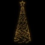 Mobili Weihnachtsbaum mit Kegel, warmweiß, 200 LEDs, 70 x 180 cm, Weihnachtsdekoration, Weihnachtsbaum, künstlicher Weihnachtsbaum, dünner Ständer