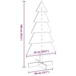 Weihnachtsbaum Weihnachtsdeko Weihnachtsdekoration Baum Weihnachtsdekoration Holz zum Schmücken 100 cm Massivholz KieferNatur