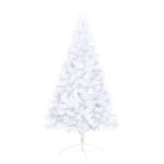 Künstlicher Halb-Weihnachtsbaum Beleuchtung Kugeln Weiß 240 cmWeiß und Rose