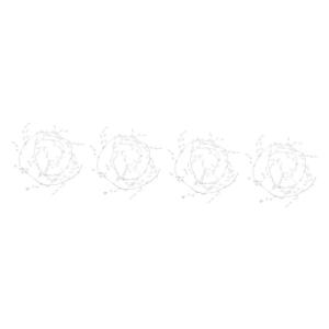 4 Stück Hochzeit Knospenzweig Künstliche Zweig Perlenblume Heim Blütenknospen Zweig Zubehör Hochzeitsfeier Heimdekoration