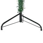Künstlicher Weihnachtsbaum Grün 210 cm Höhe PVC-Material Halb-Weihnachtsbaum Platzsparend Wand Christbaum Innen- und Außenbereich Wirtschaftliche Weihnachtsdekoration Festliche