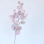 Eukalyptus-Stiele, künstliche Eukalyptusblätter, Stiele, künstliche Blumen für Zuhause, Büro, Blumenstrauß, Tafelaufsatz, Hochzeitsdekoration, Weihnachten (lila)