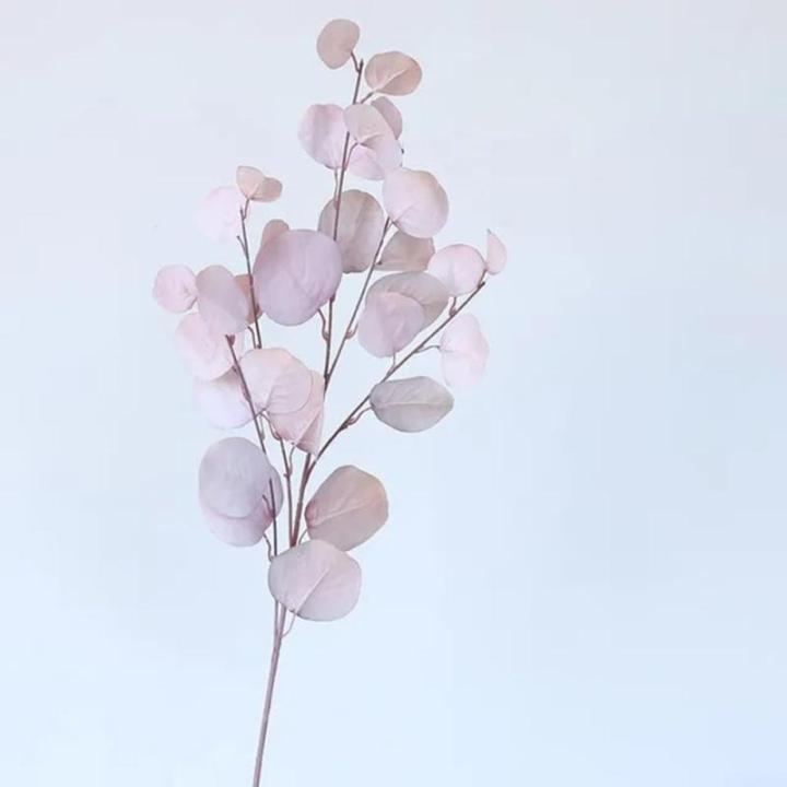 Eukalyptus-Stiele, künstliche Eukalyptusblätter, Stiele, künstliche Blumen für Zuhause, Büro, Blumenstrauß, Tafelaufsatz, Hochzeitsdekoration, Weihnachten (lila)