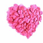 Kunstrozenblaadjes, 1000 stuks, romantische decoratie voor bruiloft en slaapkamer, mooie rozenblaadjes als verjaardagscadeau voor hem, fantastische verjaardagsdecoratie (roze)