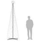 Mobili Weihnachtsbaum mit Kegel, warmweiß, 500 LEDs, 100 x 300 cm, Weihnachtsdekoration, Weihnachtsbaum, künstlicher Weihnachtsbaum, dünner Ständer