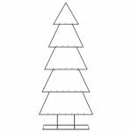 Metalen kerstboom voor decoraties, dennenboom, decoratie, kerstboom, dennenboom, metalen boom, kerstdecoraties, kerstdecoratie, binnen en buiten, zwart, 150 cm