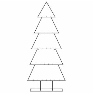 Metall Weihnachtsbaum Christbaum Groß Dekorationen Tannenbaum Metall Weihnachtsbaum Tanne Platzsparend DIY Dekoration-150 cm