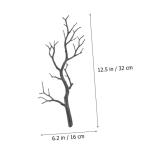 2 stuks kunsttak zwarte vaas, vloerbekleding, boom met zwarte twijgen, decoratieve stokken, kunstmatige plantentakken, simulatieboom, Manzanita-tak, plastic, heks, herfst