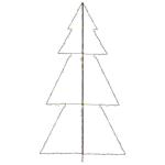 Weihnachtskegelbaum Beleuchtet Weihnachtsbaum Lichterbaum Dekobaum Weihnachtsdeko Lichterkette Beleuchtung 300 LEDs Indoor Outdoor 120x220cm